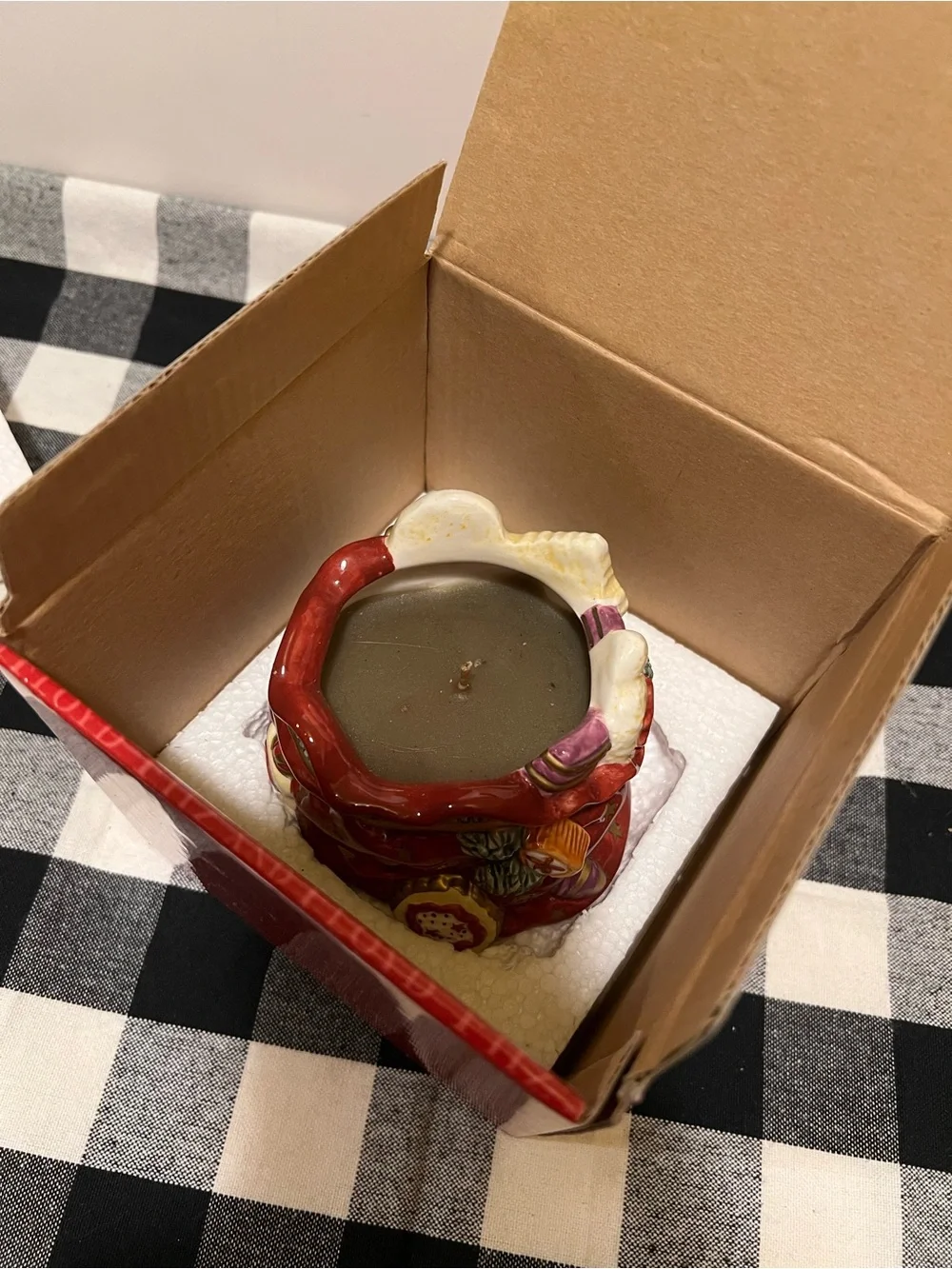 NWT FITZ & FLOYD CANDY LANE TOYBAG CANDLE CUP.